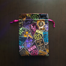 Load image into Gallery viewer, Ten of Crystals - Drawstring Tarot Bag