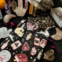 Load image into Gallery viewer, Spells of Divination - Drawstring Tarot Bag
