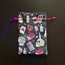 Load image into Gallery viewer, Spells of Divination - Drawstring Tarot Bag
