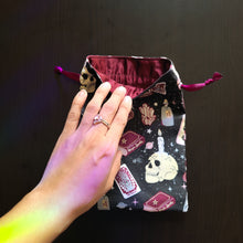 Load image into Gallery viewer, Spells of Divination - Drawstring Tarot Bag
