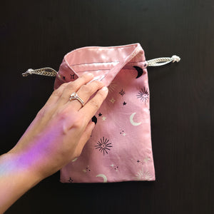 Manifest The Moon - Drawstring Tarot Bag