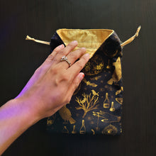 Load image into Gallery viewer, Golden Season - Drawstring Tarot Bag
