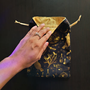 Golden Season - Drawstring Tarot Bag