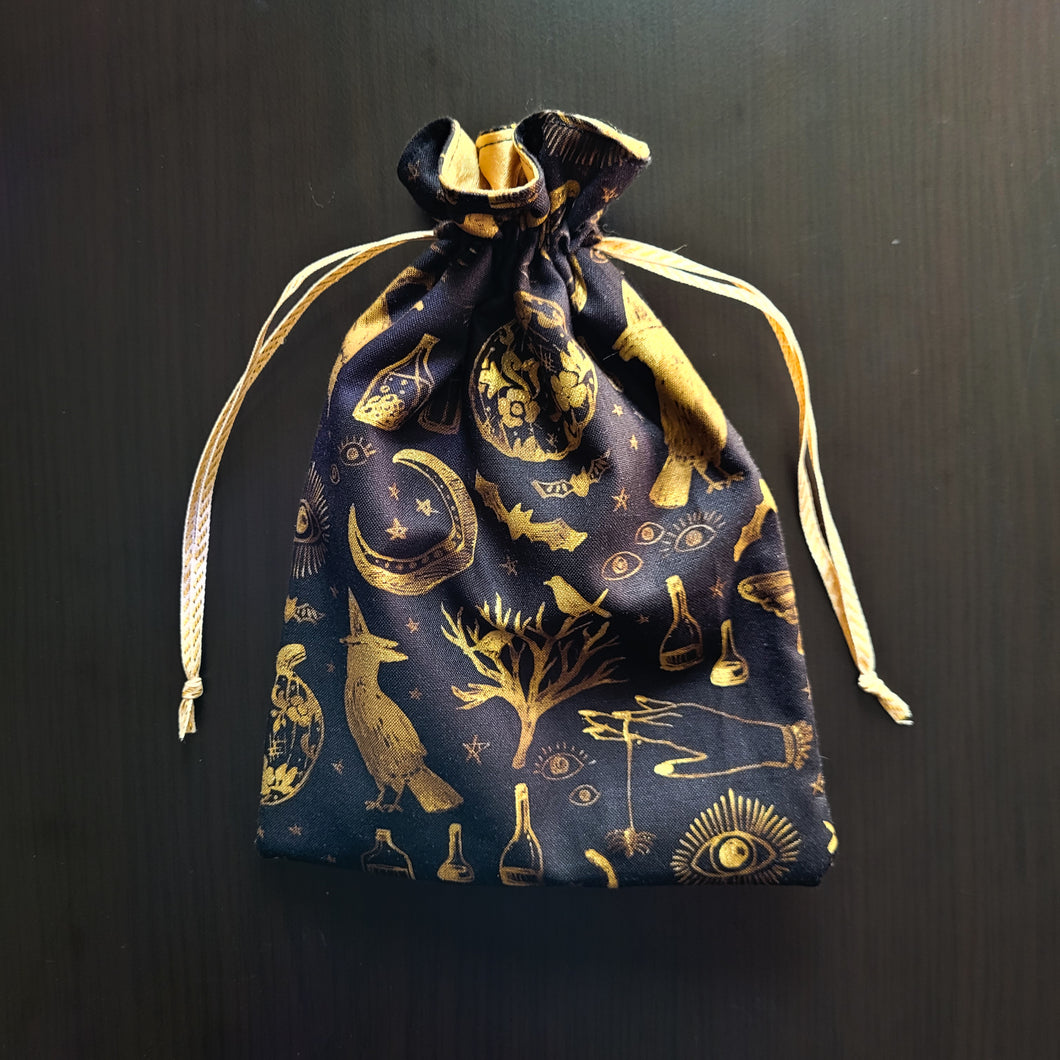 Golden Season - Drawstring Tarot Bag