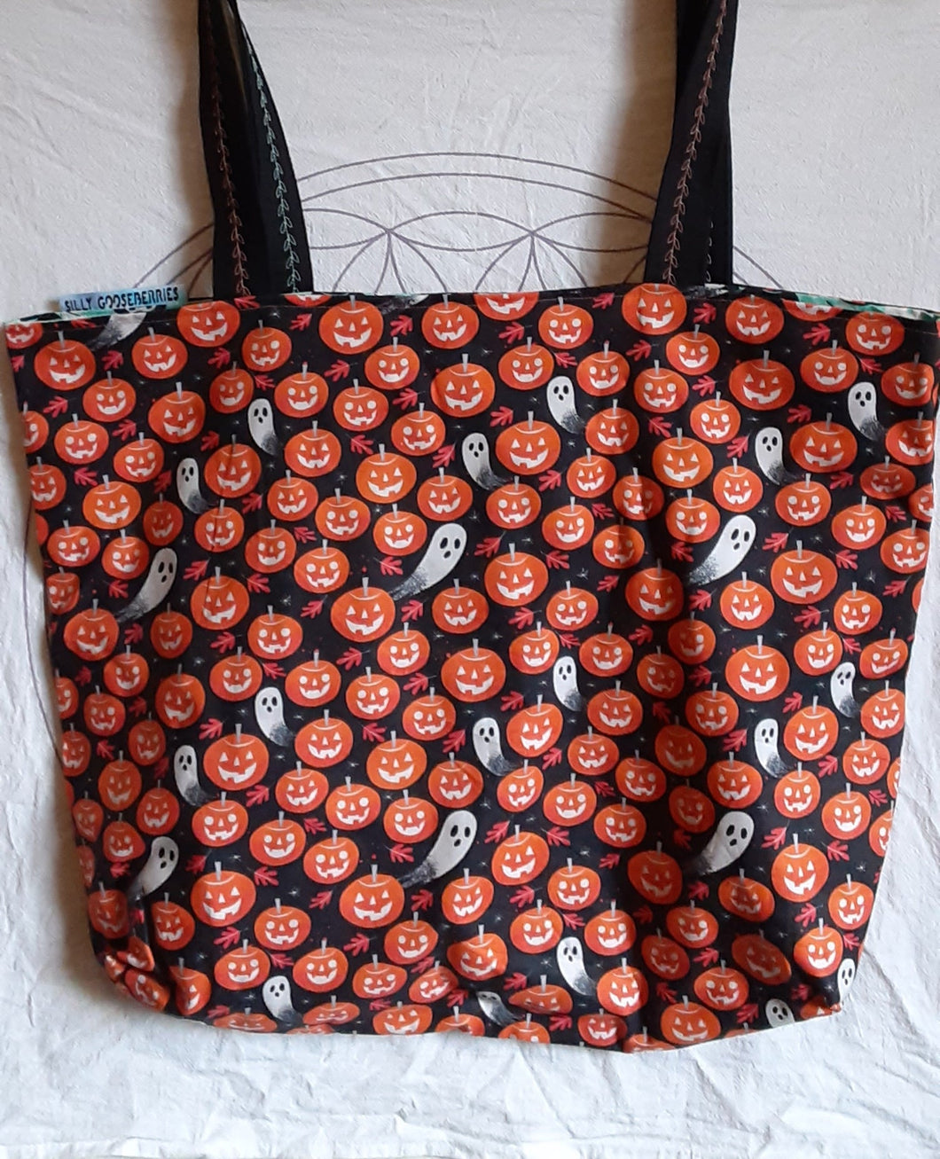 Reversable Totes - Halloween Pumpkins