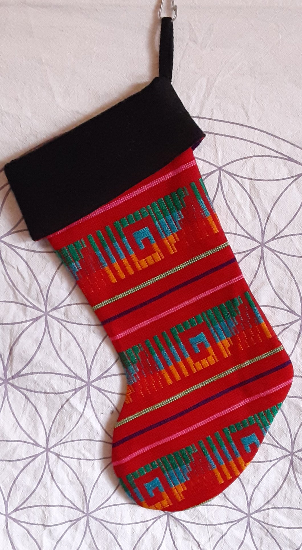 Christmas Stocking - Red Zarape