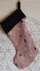 Christmas Stocking - Pink Moons