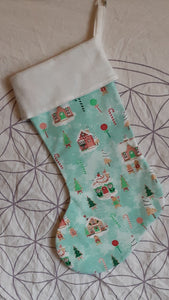 Christmas Stocking - Gingerbread Houses