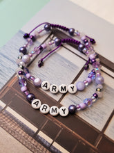 Load image into Gallery viewer, BTS ARMY Friendship Bracelet
